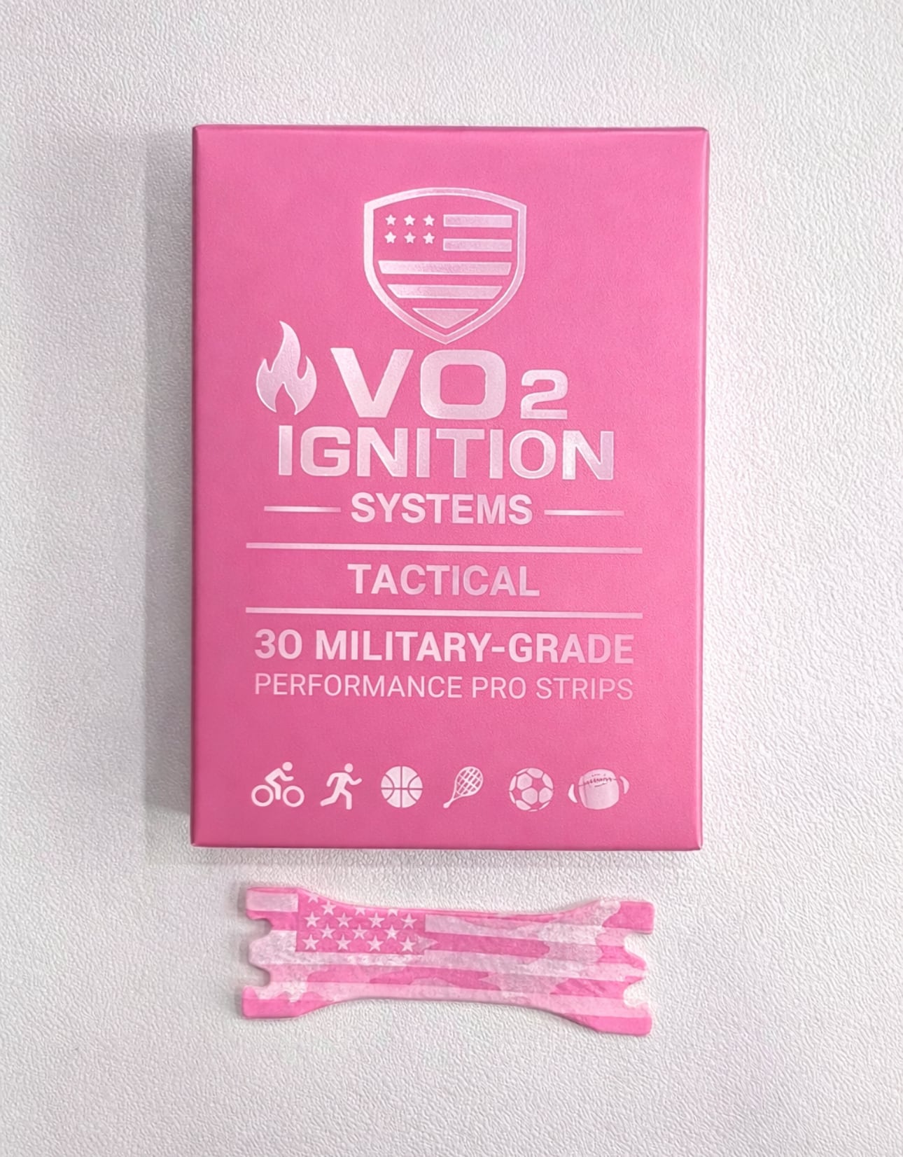 VO₂ Ignition Systems – Tactical Pink (30 Performance Pro Strips)